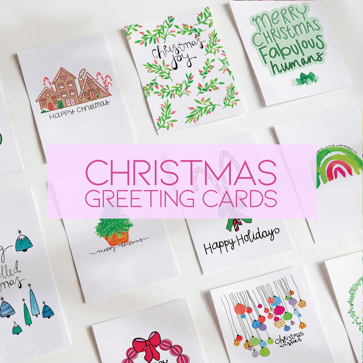 WS| CHRISTMAS GREETING CARDS / TAGS