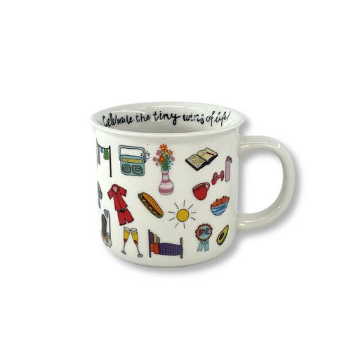 'Celebrate the Tiny Wins of Life' Ceramic Mug - 350ml