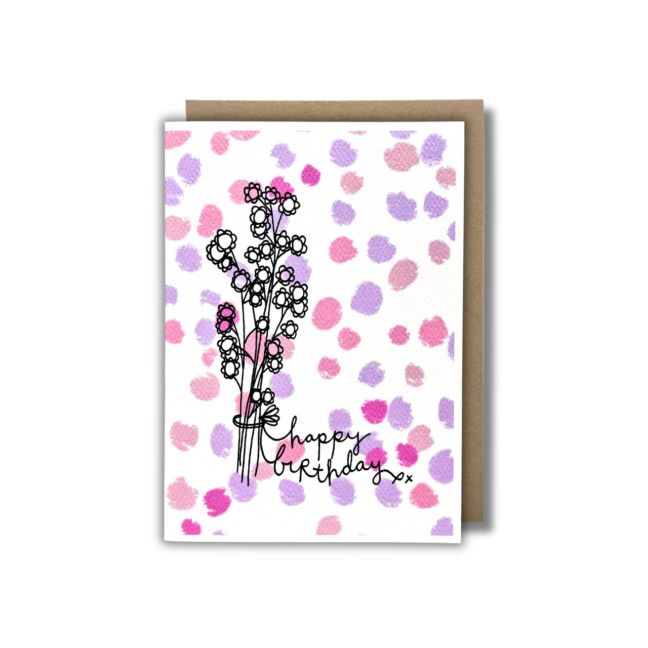 'Happy Birthday' Flower bunch — KIM MIATKE ART | Calla Collective