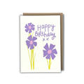 'Happy Birthday - Lilac Flowers!' CARD — KIM MIATKE ART | Calla Collective