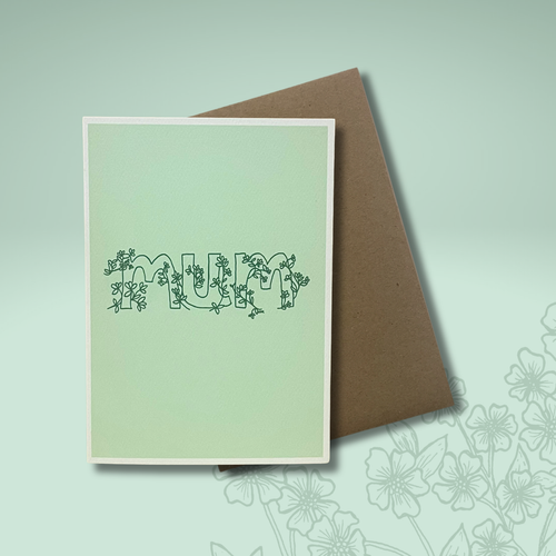'Green Mum Foliage' — Mother's Day CARD | Calla Collective