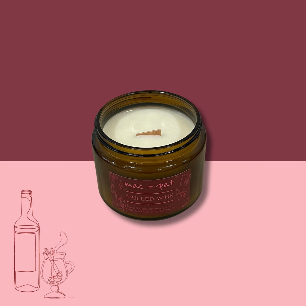 Mulled Wine Candle - Winter Series Candle — MAC + PAT | Calla Collective