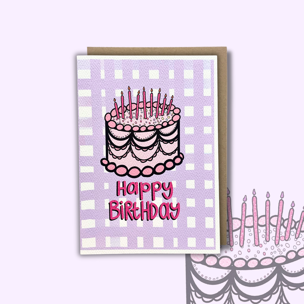 'Happy Birthday' Cake — KIM MIATKE ART | Calla Collective