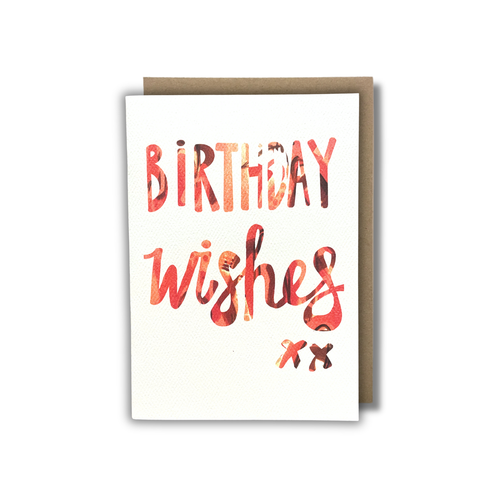'Birthday Wishes xx' (Reds) — KIM MIATKE ART | Calla Collective
