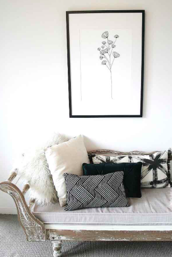 Wildflower Joy - Black/White Ink Art PRINT — Kim Miatke Art | Calla Collective