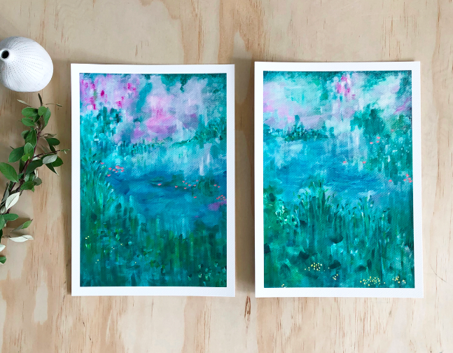 Hidden Joys - Butter Bloom - Acrylic Art PRINT — Kim Miatke Art | Calla Collective