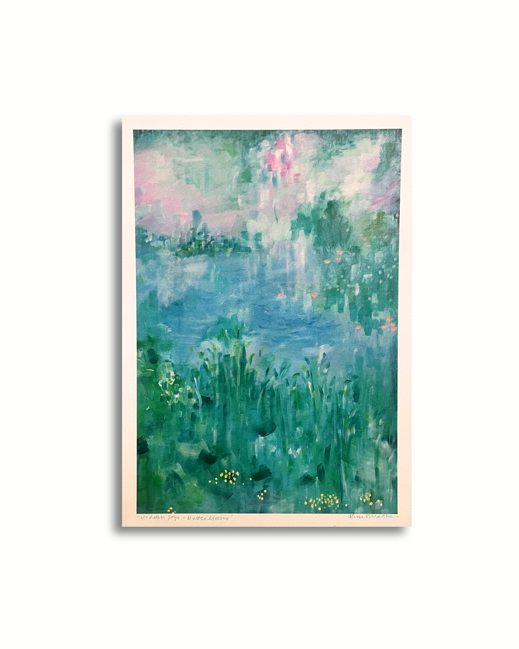 Hidden Joys - Butter Bloom - Acrylic Art PRINT — Kim Miatke Art | Calla Collective