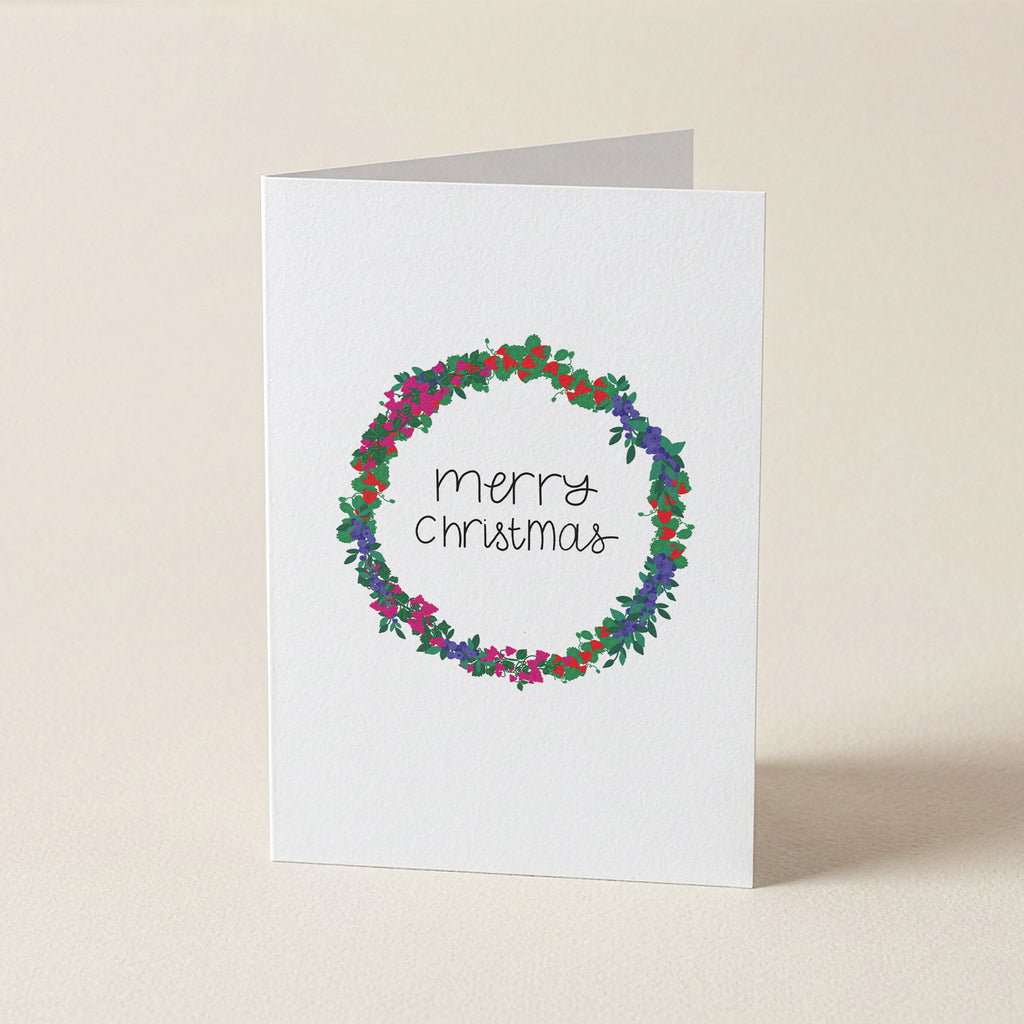 Berry Wreath Merry Christmas - CH - Christmas
