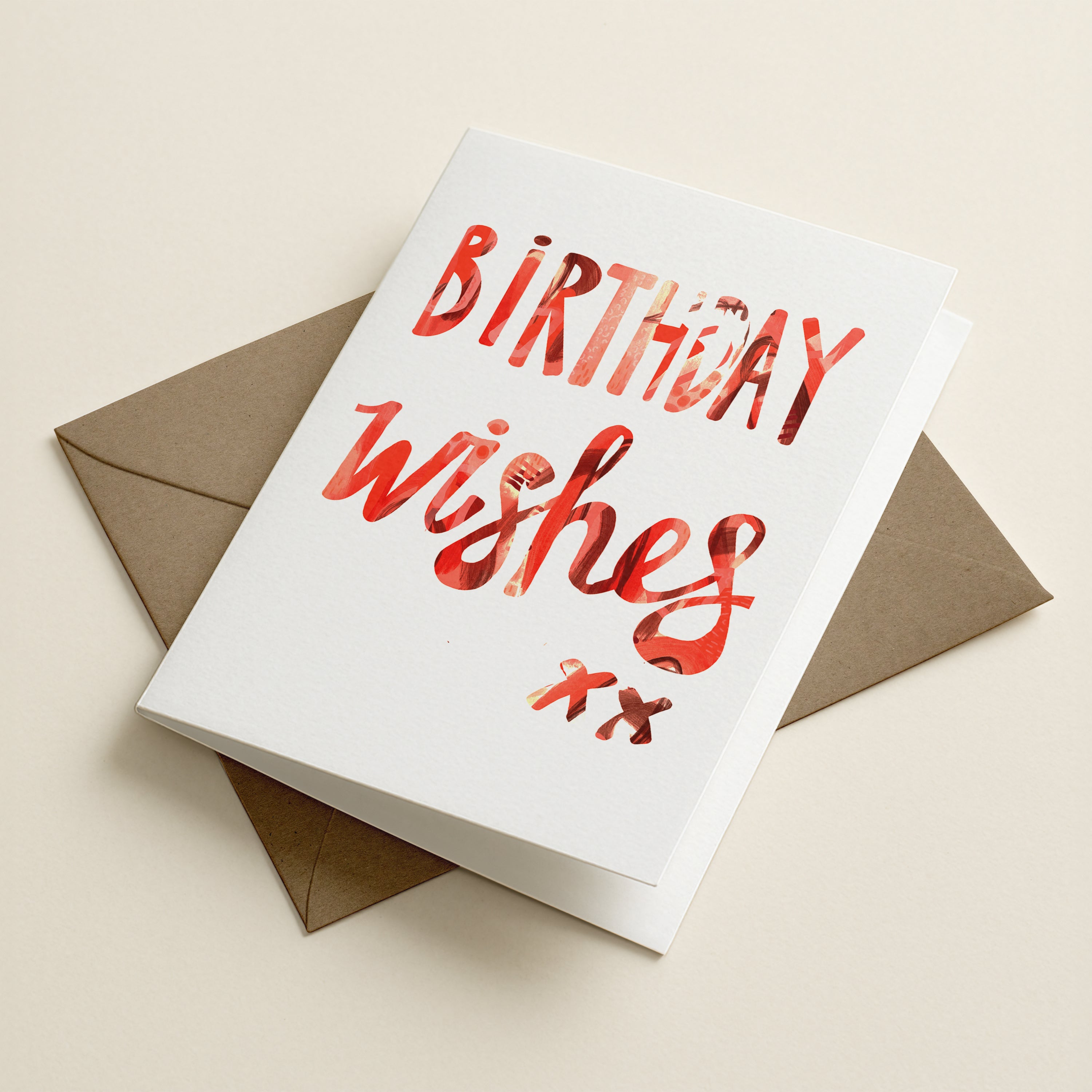 Birthday Wishes xx - WCO - Word Greeting Card