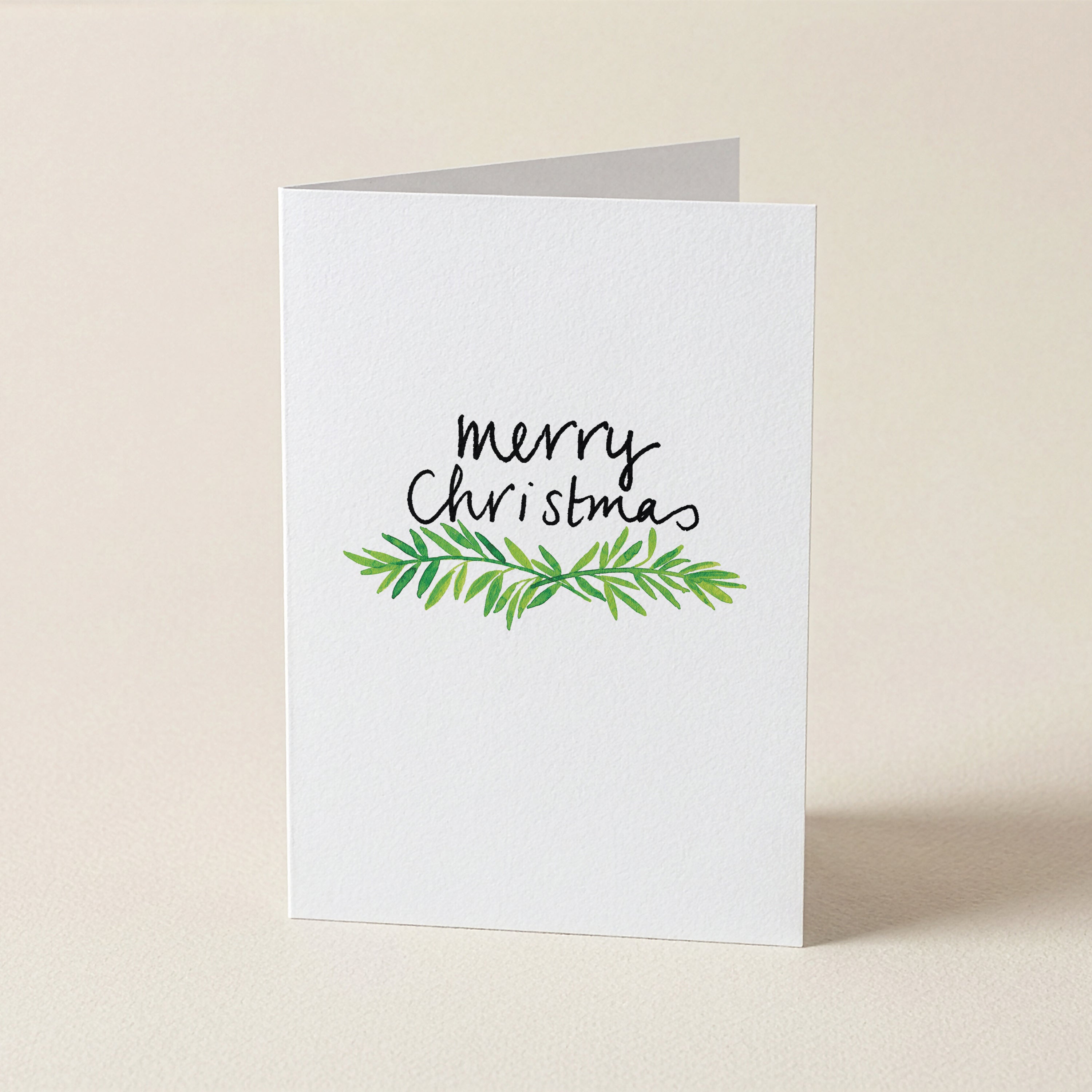 Branch Merry Christmas - CH - Christmas Cards