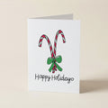 Candy Cane Happy Holidays - CH - Christmas Cards