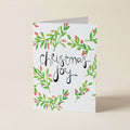 Christmas Joy Branch Berries - CH - Christmas Cards