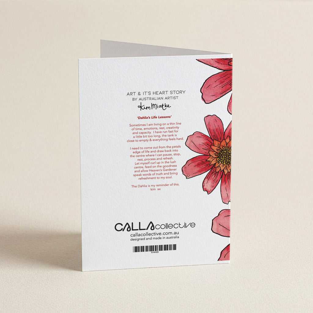 Happy Birthday Dahlia - ATS - Word Greeting Card