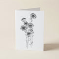 WS Fancy Floral Wildflower - Botanical Greeting Card