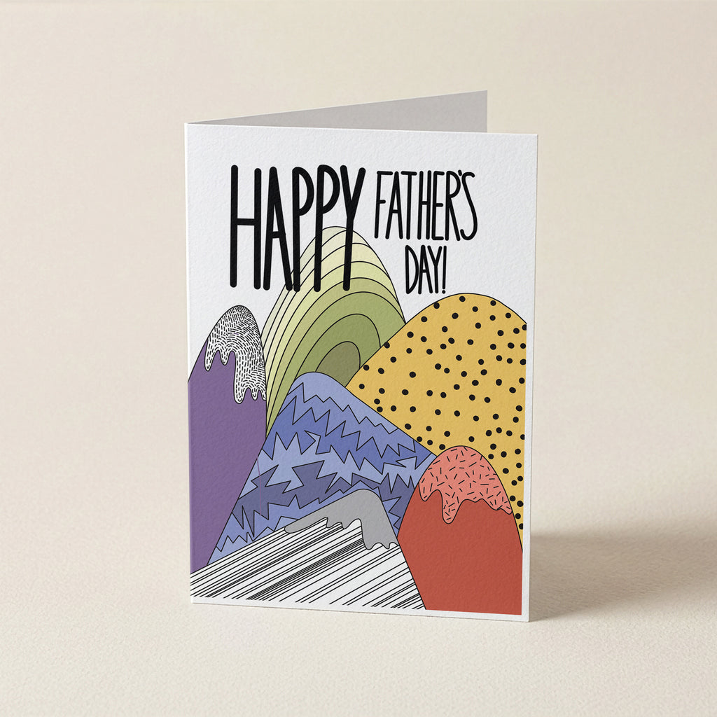 WS Happy Father's Day Mountains - FD - Father's day Cards