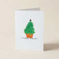 WS Potted Fir Tree Merry Christmas - CH - Christmas Cards