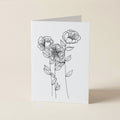 Floaty Floral Wildflower - Botanical Greeting Card
