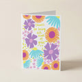 Thank you all kinds of Great - 70S - Word Greeting Card