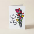 WS A Bunch For Your Birthday - FL - Word Greeting Card