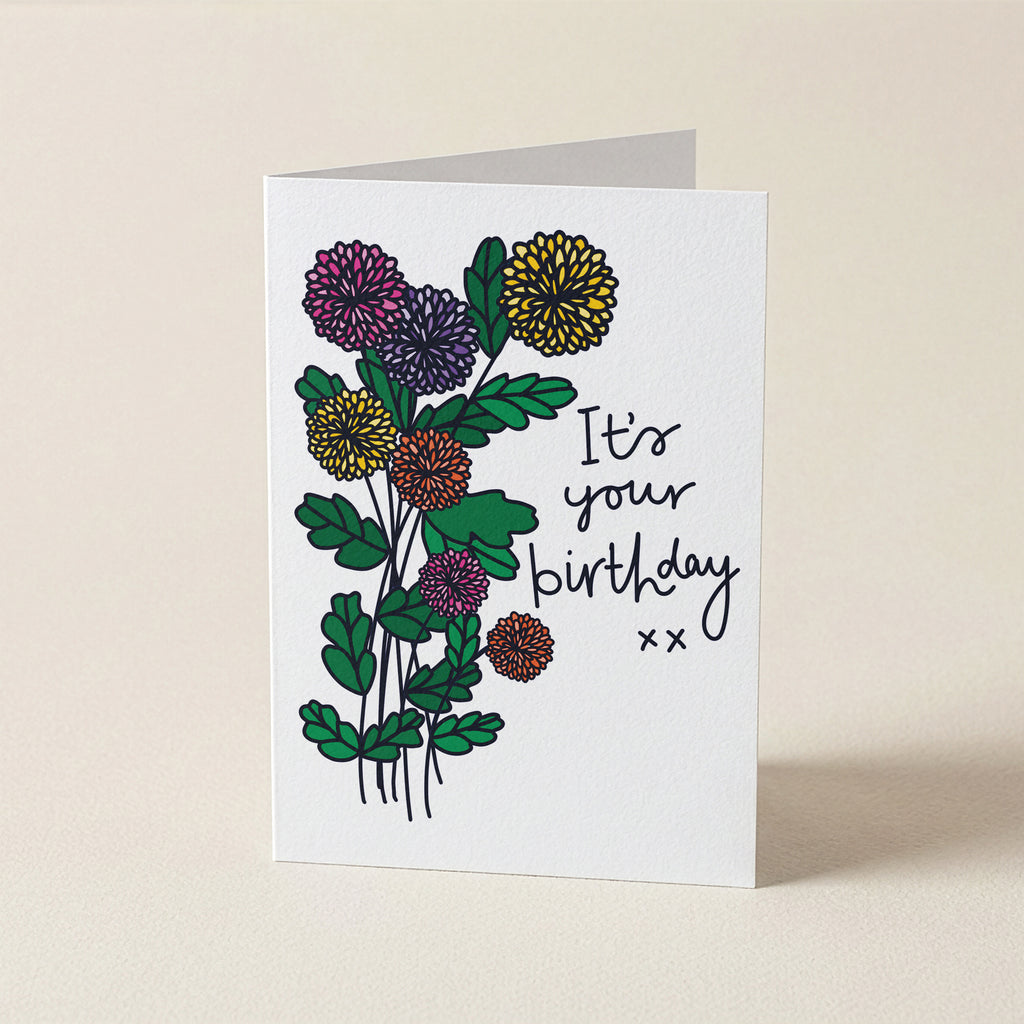 WS It's Your Birthday - FL - Word Greeting Card