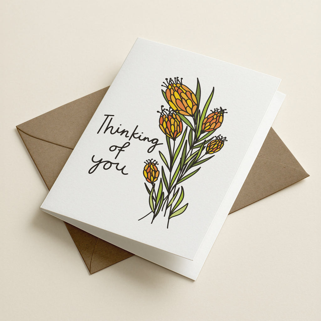 WS Thinking Of You - FL - Word Greeting Card