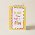 WS Happy New Home Yel - FR - Word Greeting Card