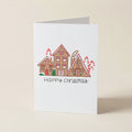 Gingerbread Houses Happy Christmas - CH - Christmas Cards