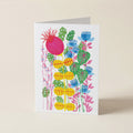 Imagine Giant Flowers - BOTANICAL GREETING CARD