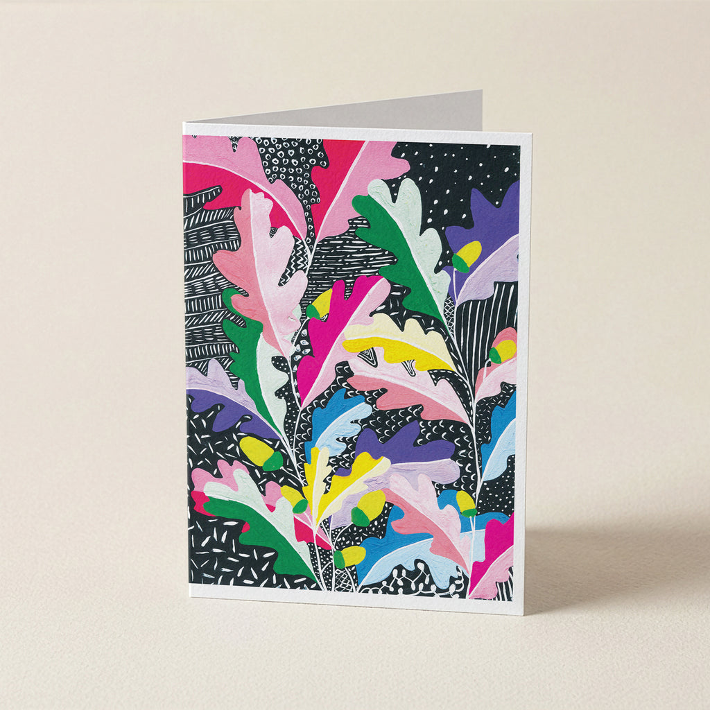 WS Imagine Rainbow Acorn - Botanical Greeting Card