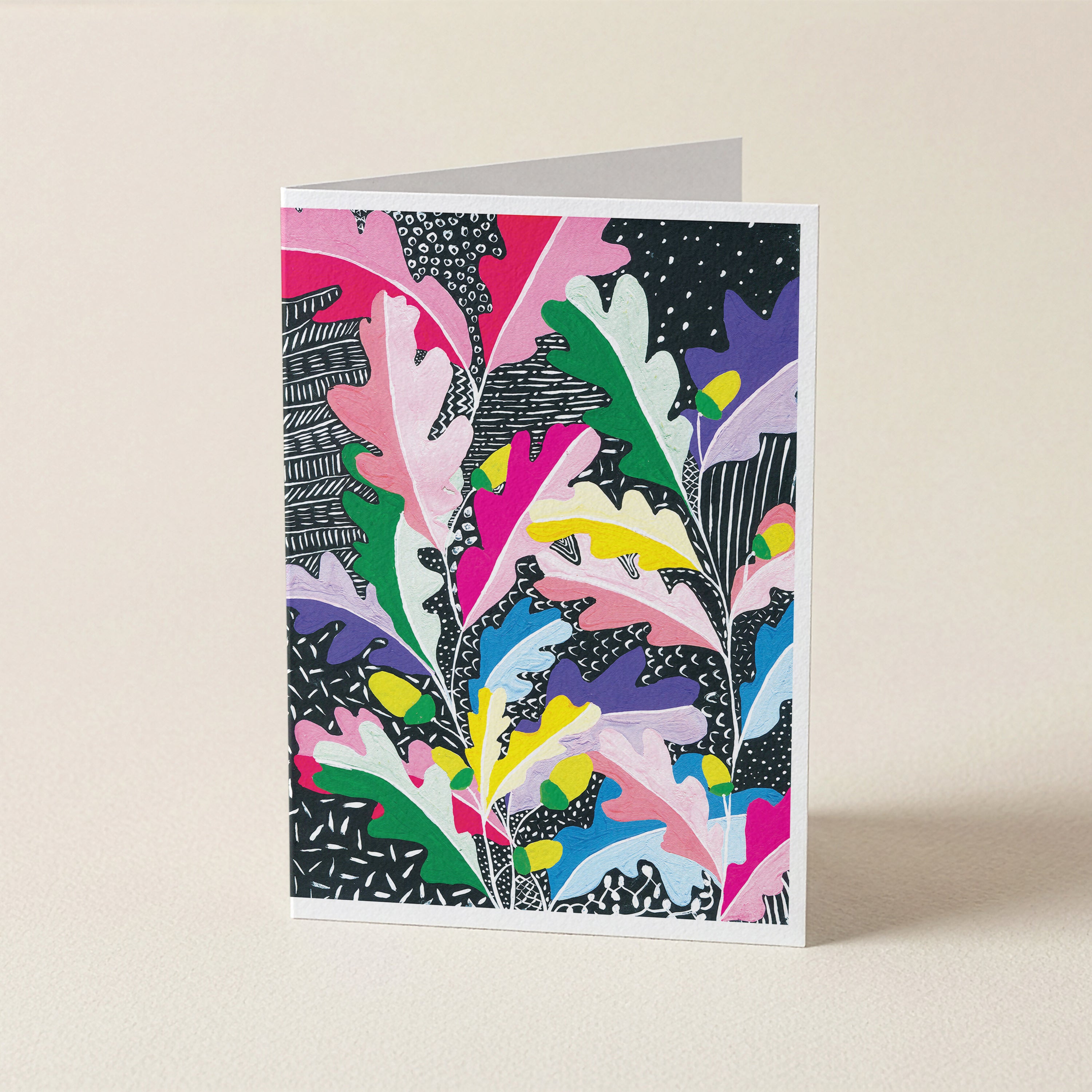 WS Imagine Rainbow Acorn - Botanical Greeting Card