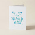 WS Incredible Human - WCO - Word Greeting Card