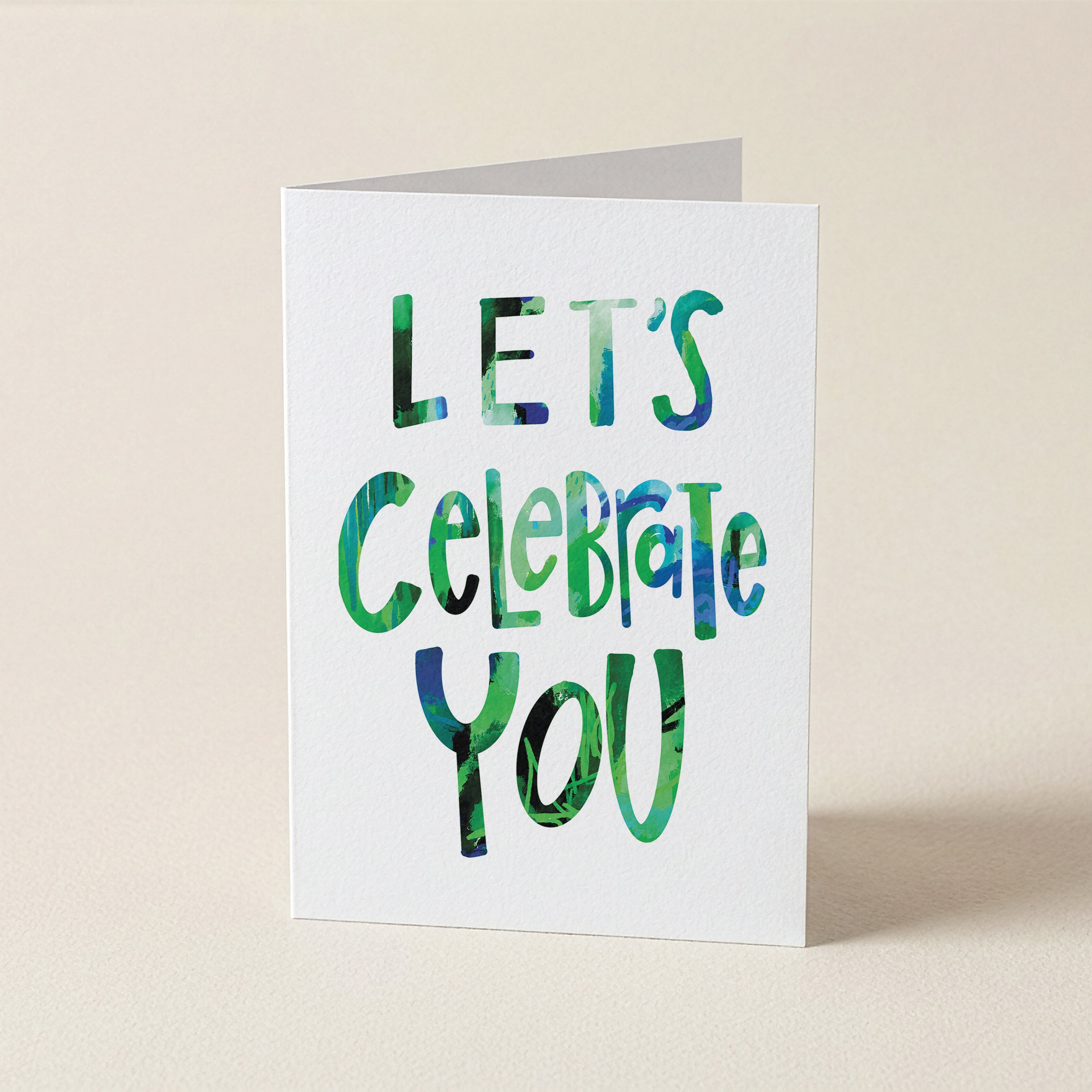 Let's Celebrate You - WCO - Word Greeting Card
