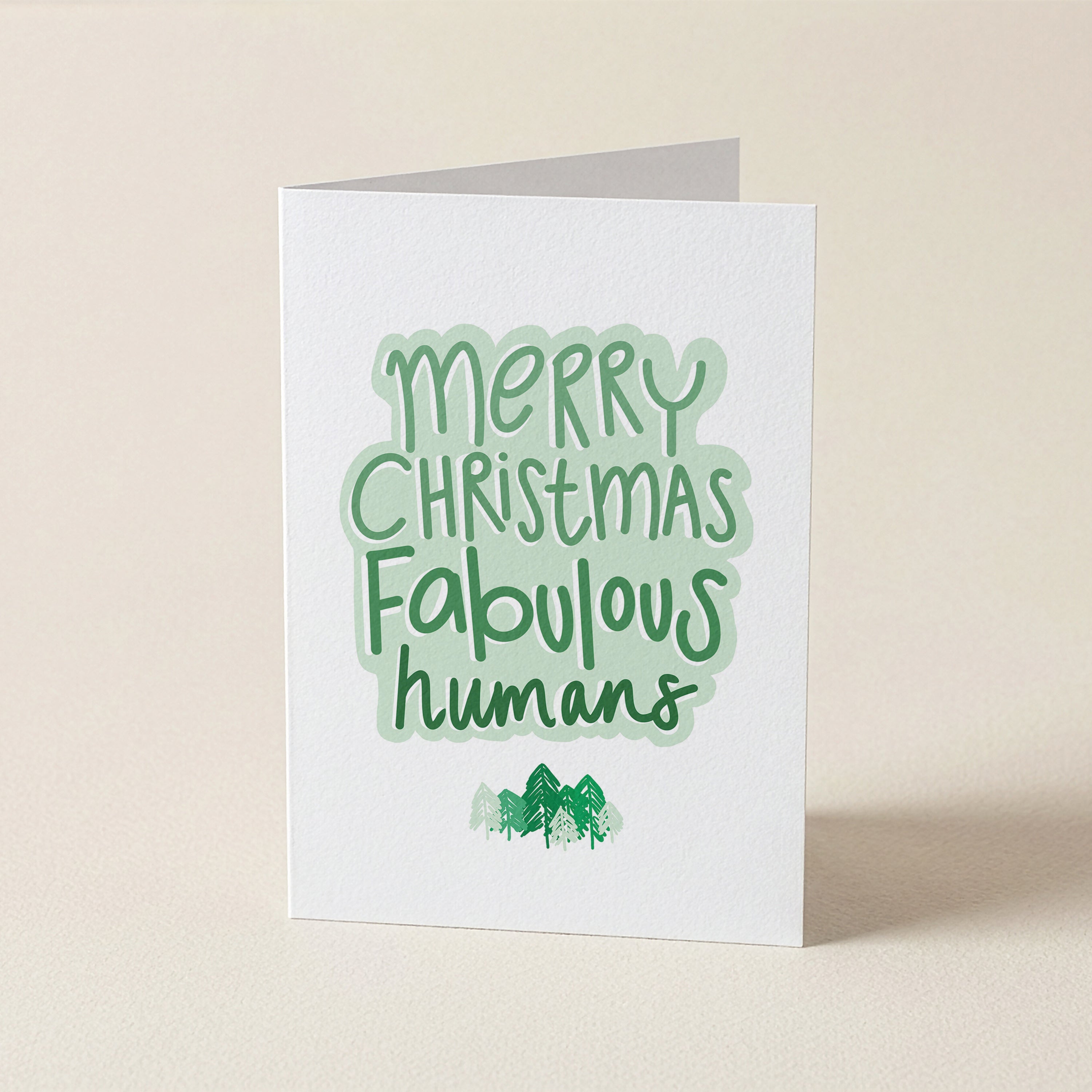 Merry Christmas Fabulous Human - CH - Christmas Cards