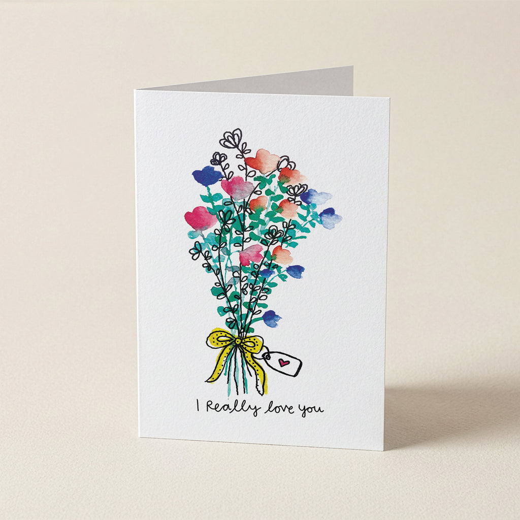 WS I really love you - FB - Word Greeting Card