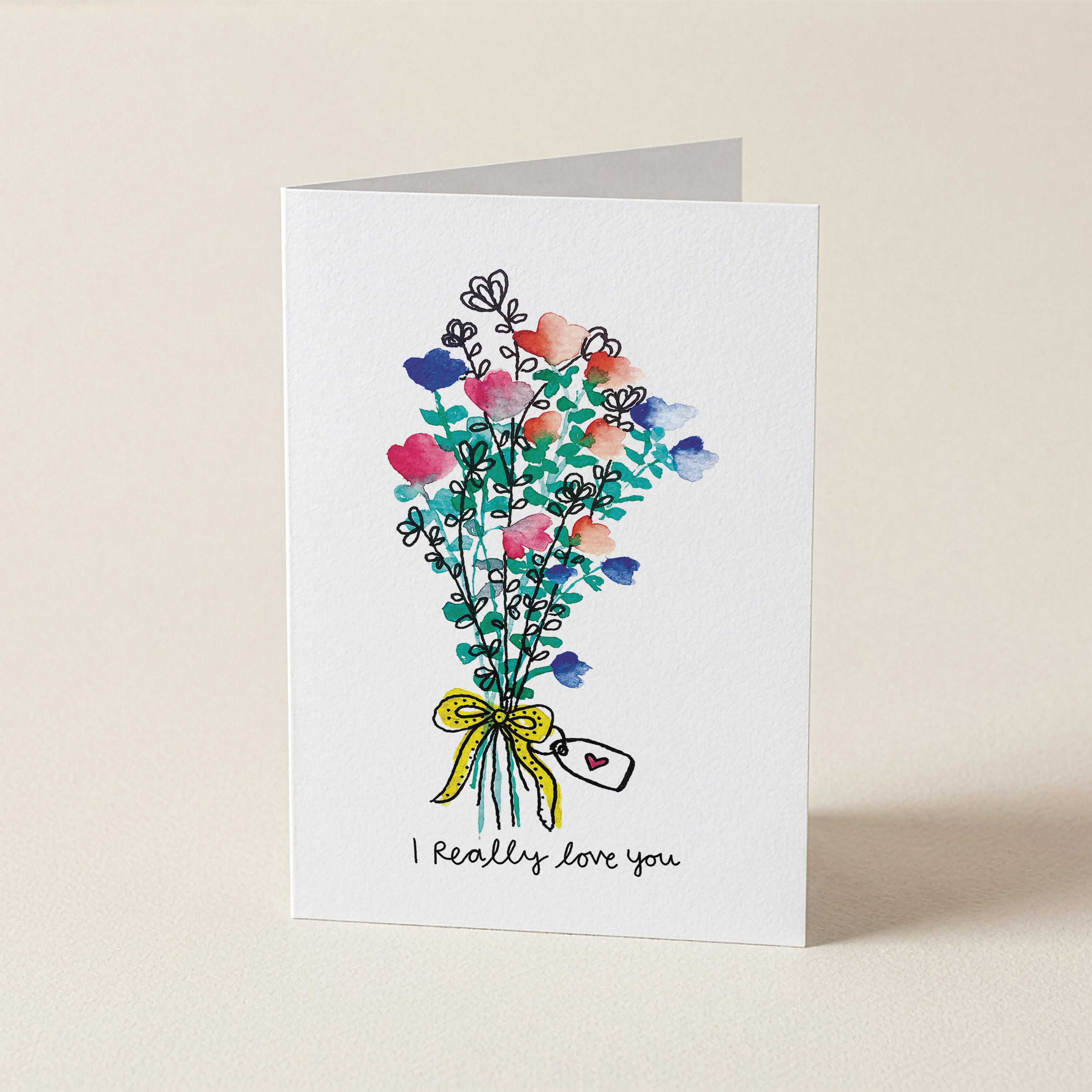 WS I really love you - FB - Word Greeting Card