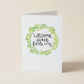WS Welcome Sweet Little One - WRS - Word Greeting Card