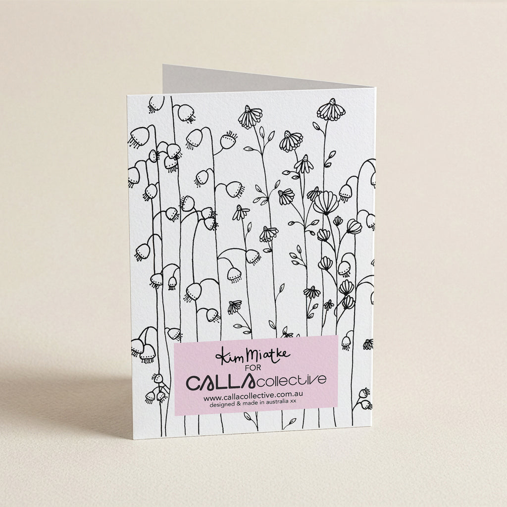 WS Wildflower Dream - BOTANICAL GREETING CARD