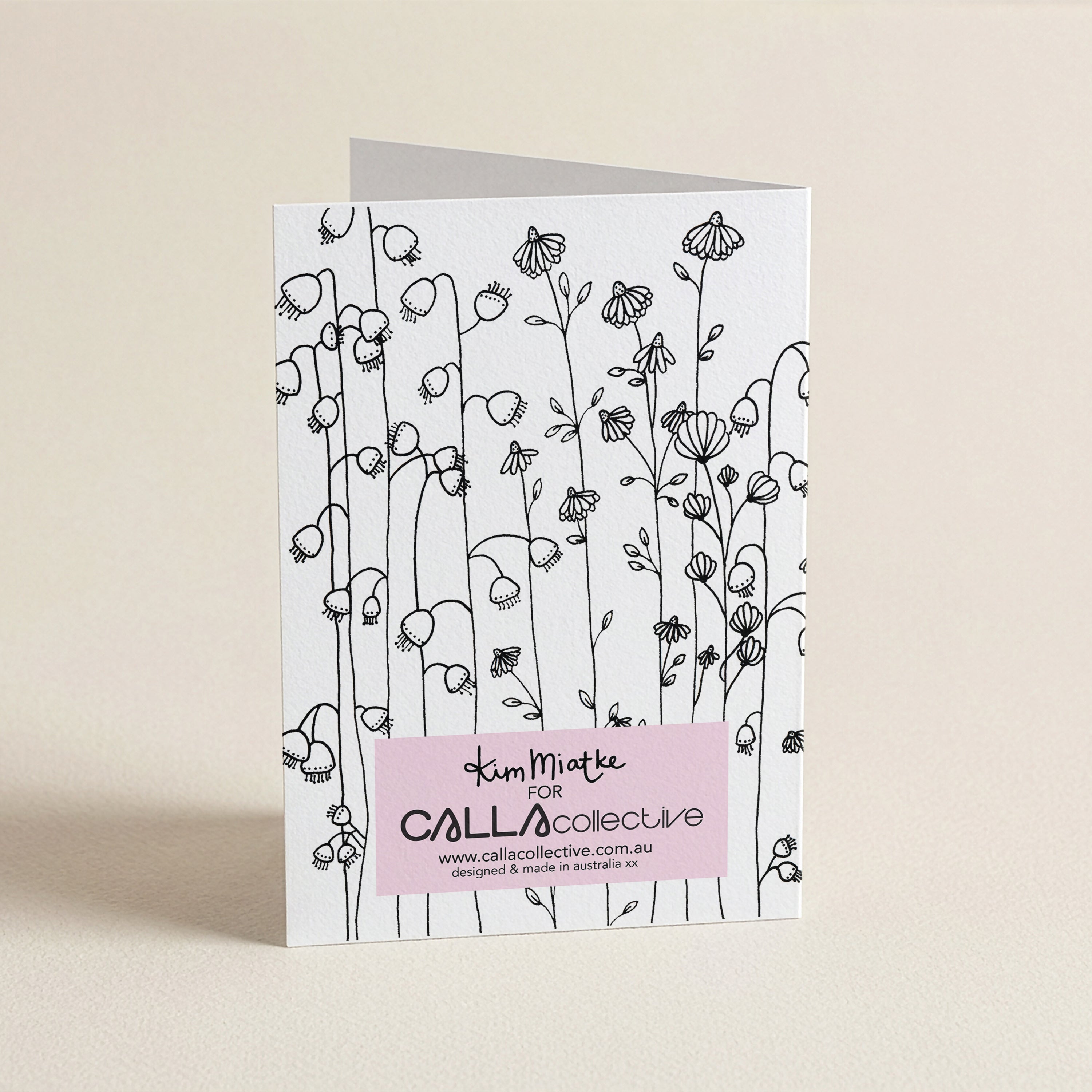 WS Wildflower Dream - BOTANICAL GREETING CARD