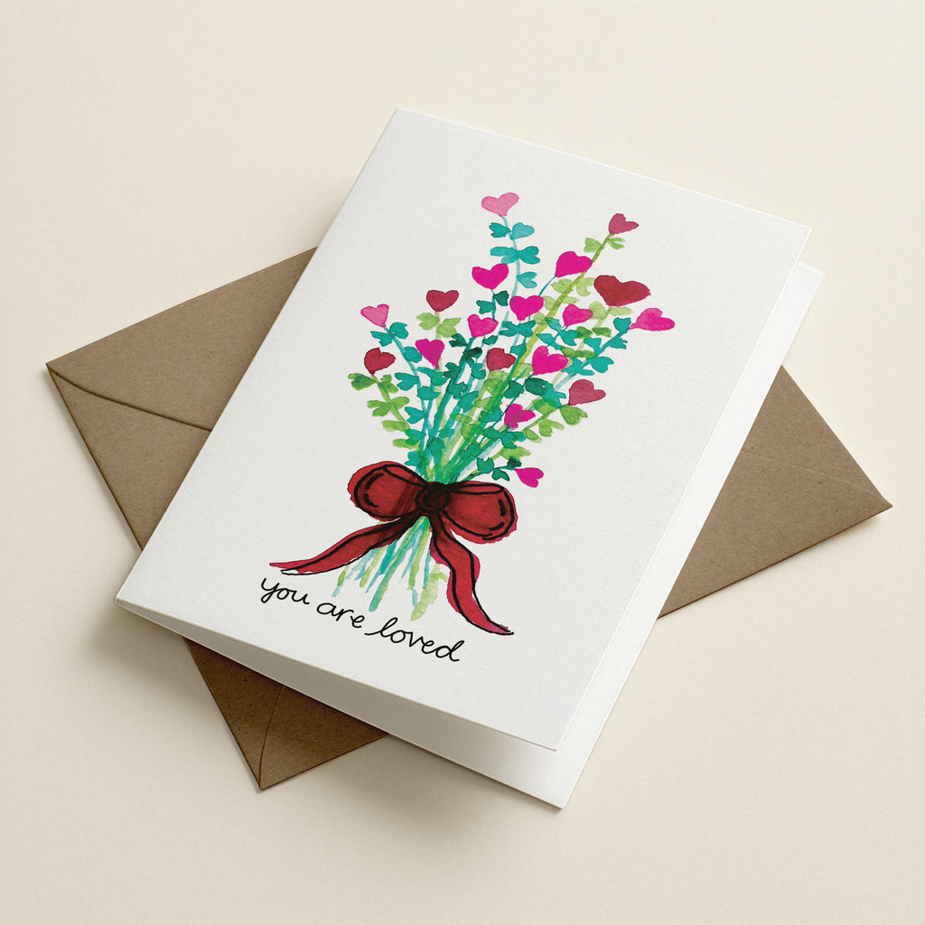 WS You Are Loved - FB - Word Greeting Card