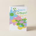 Yay! You're Engaged - CEL - Word Greeting Card