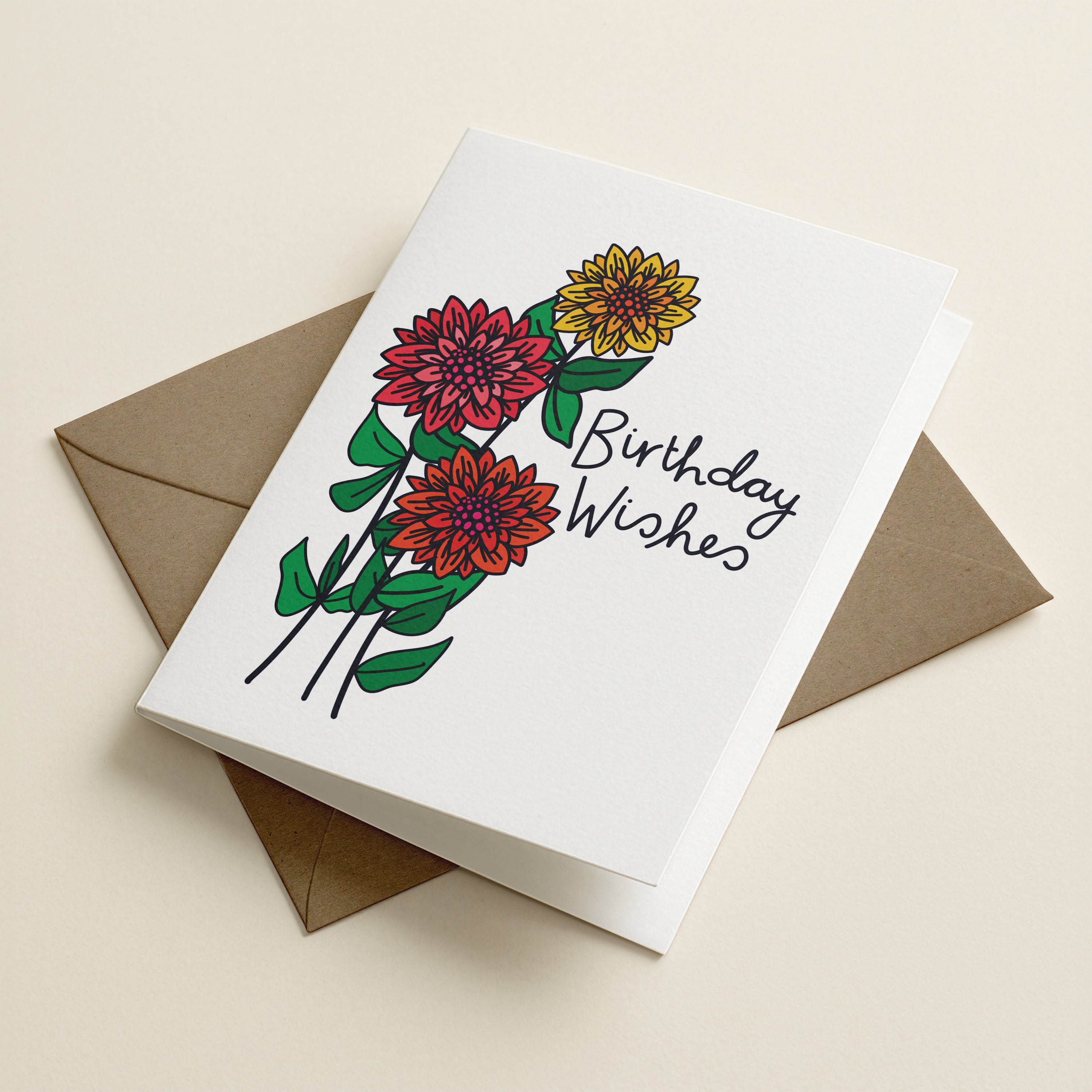 Birthday wishes - FL - Word Greeting Card