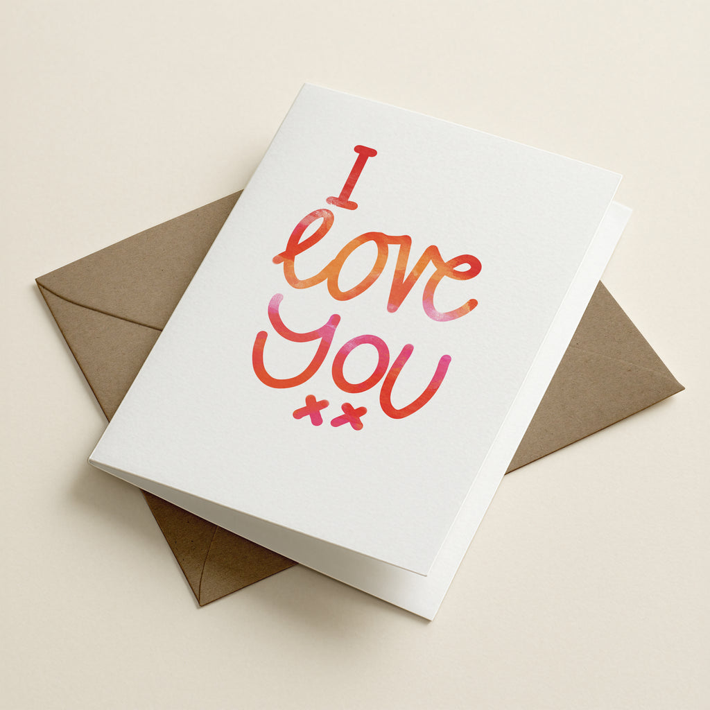WS I Love You - WCO - Word Greeting Card