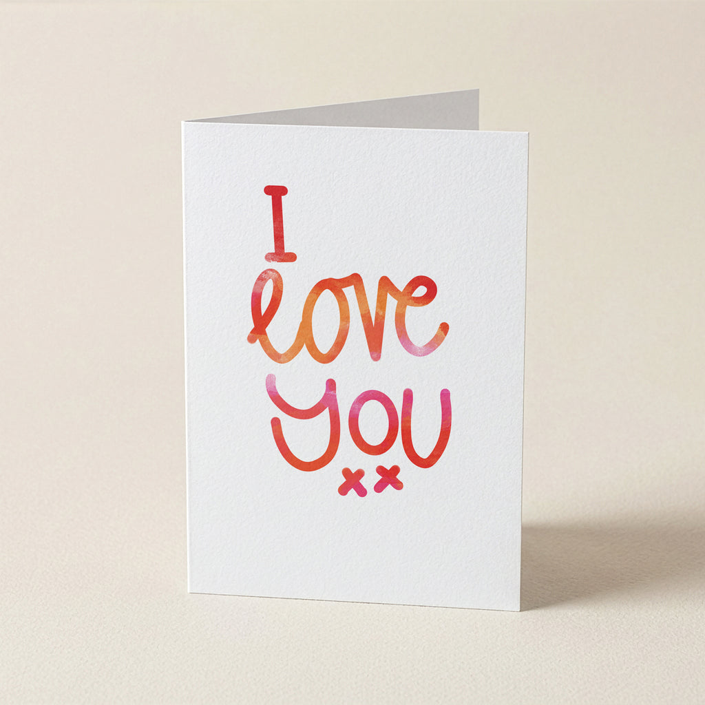 WS I Love You - WCO - Word Greeting Card