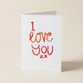 WS I Love You - WCO - Word Greeting Card