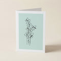 WS Block 'Minty Native Leaves' - BOTANICAL GREETING CARD