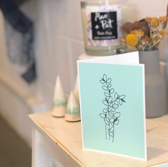 'Minty Native Bloom' CARD — CALLA COLLECTIVE | Calla Collective