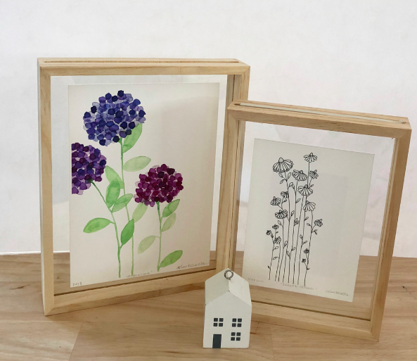 Hydrangea - Floral Watercolour Art PRINT — Kim Miatke Art | Calla Collective