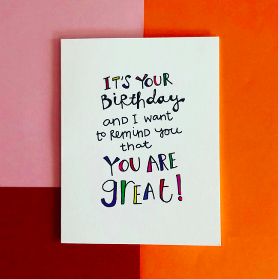 'It's Your Birthday!' CARD — CALLA COLLECTIVE | Calla Collective