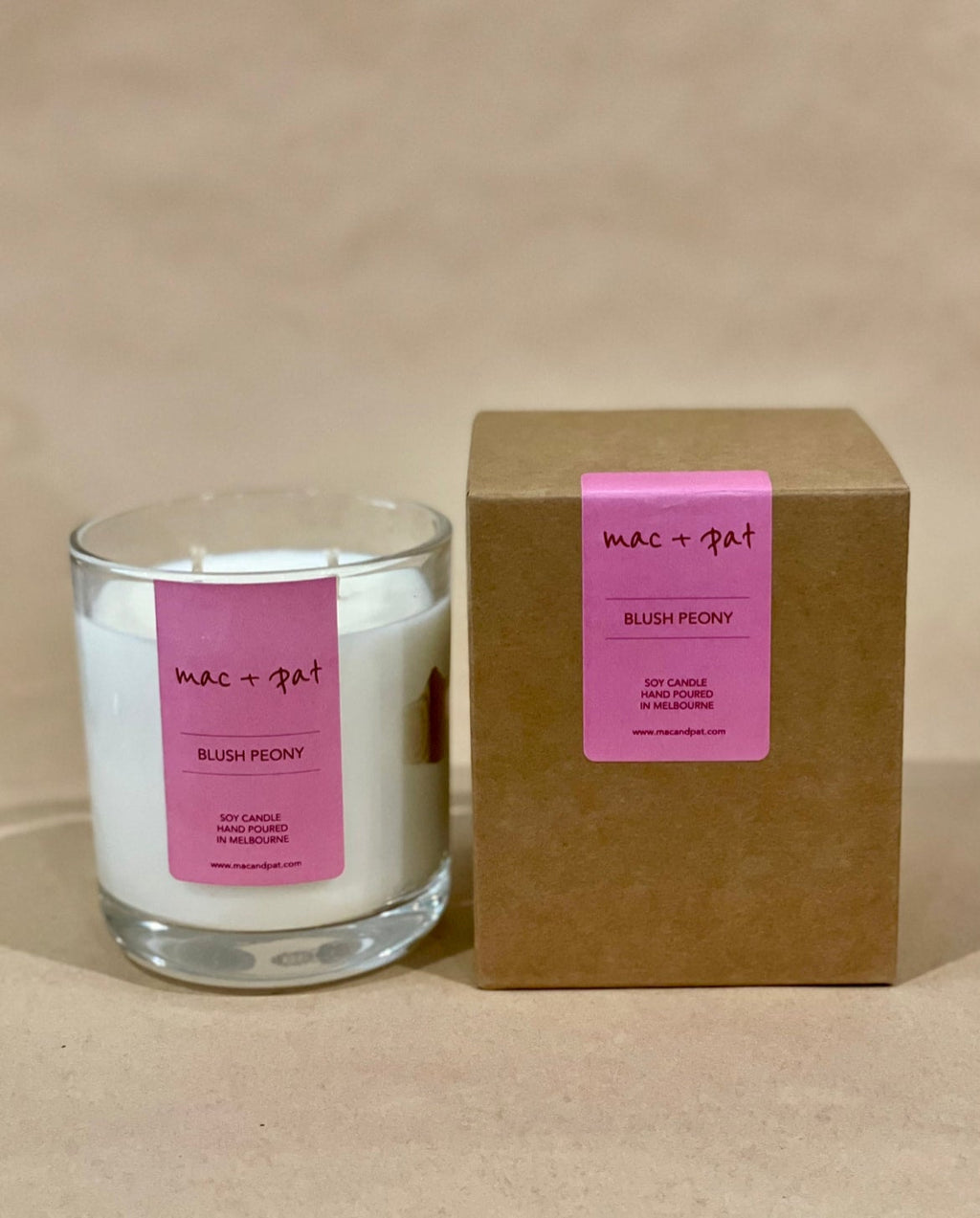 Blush Peony Candle — MAC + PAT | Calla Collective