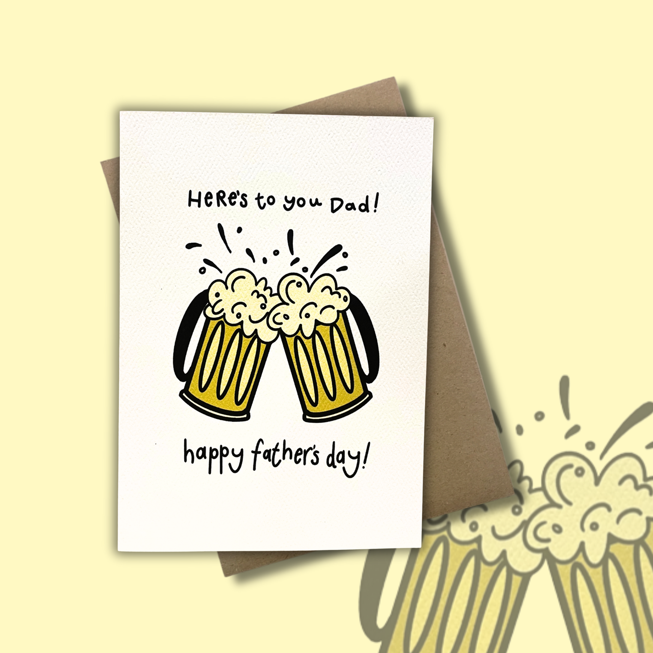 'Here's to you Dad' FATHER'S DAY CARD 2025 — KIM MIATKE ART | Calla Collective